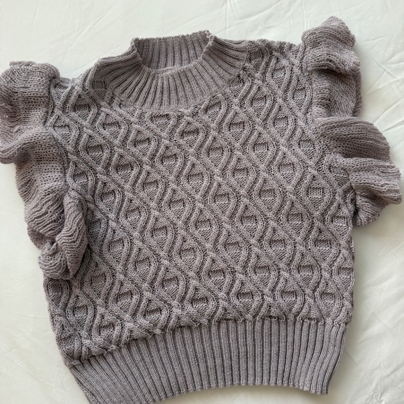 Lilac Knit Top - Picture 2 of 3